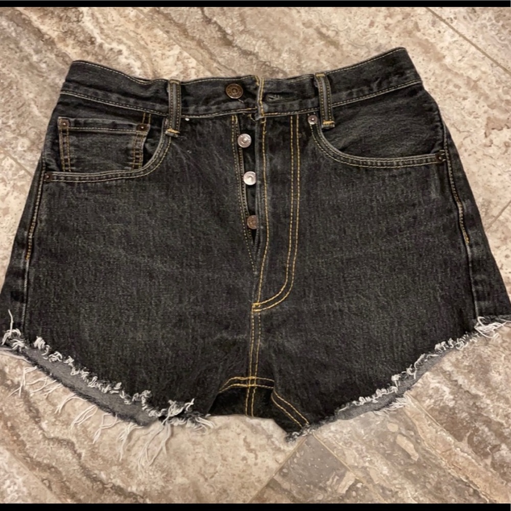 Levi’s Dark Wash Denim Shorts